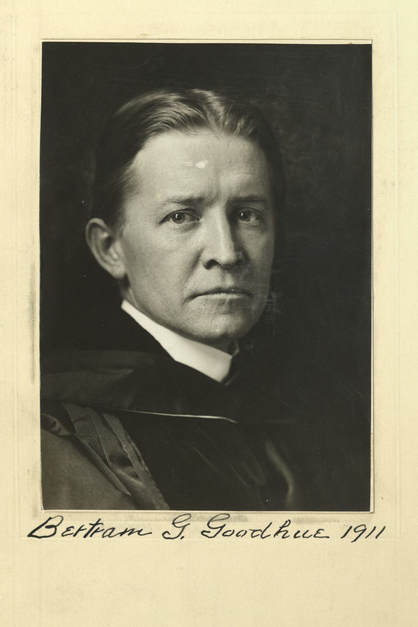 Member portrait of Bertram Grosvenor Goodhue